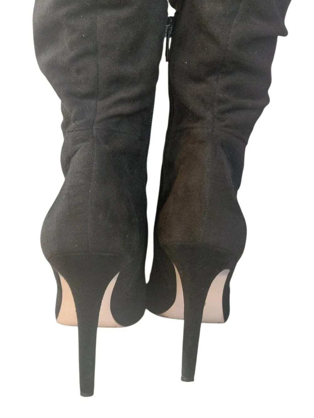 Jessica Simpson Luxella Black Over-the-Knee Stiletto Boots Size 6.5